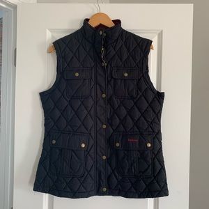 EUC Barbour Diamond Quilt Vest, Morris & Co Lining